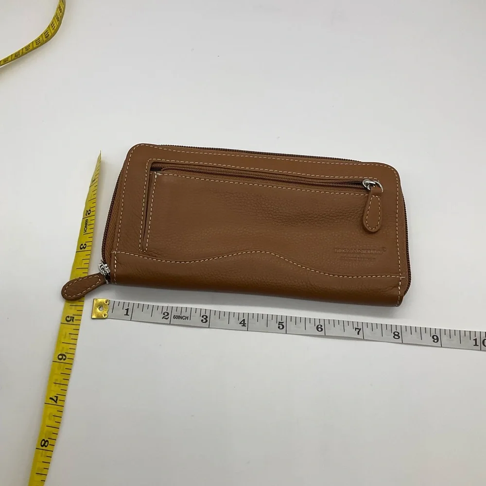 TIGNANELLO BROWN PEBBLE LEATHER WALLET - Picture 6 of 6